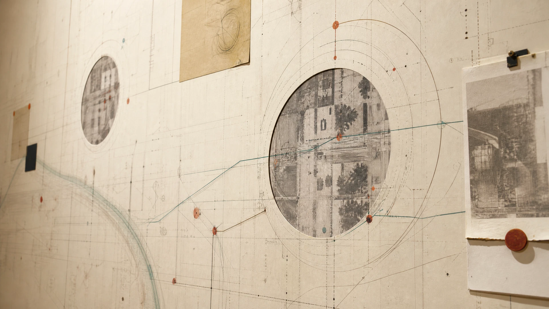 Abstract archival data marks representing monitor methodology